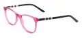 Men And Women Acetate Oval Glasses Frame With Spring Hinge