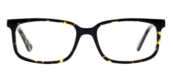 Men Rectangular Acetate Glasses - Tortoise