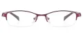 Metal Half Rim Women Fashion Eyeglasses Frame For Optical Prescription Lens