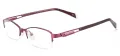 Metal Half Rim Women Fashion Eyeglasses Frame For Optical Prescription Lens