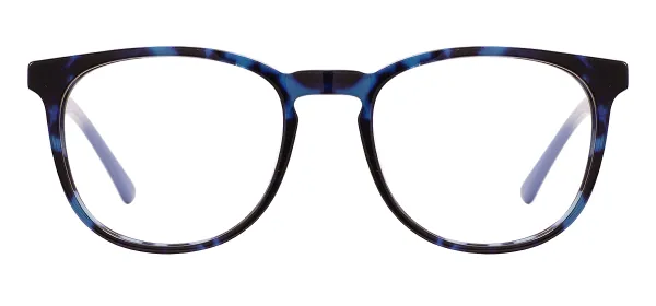 Oval Eyeglasses Frame Small Acetate Prescription Glasses For Rx Myopia Reading Multifocal Lenses - Blue
