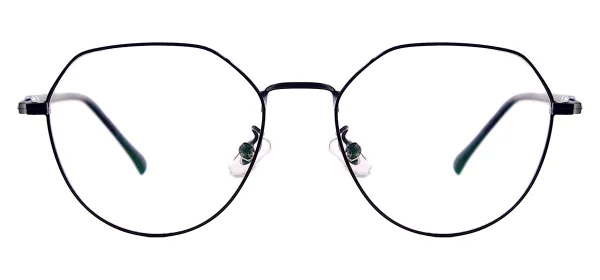 Retro Eyeglasses - Black