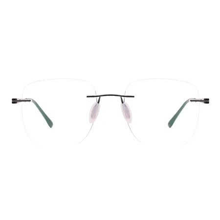 Metal Rimless Glasses Frame