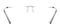Men Rimless Eyeglasses Frame