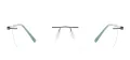 Men Rimless Eyeglasses Frame
