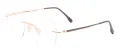Hexagon Rimless Eyeglasses