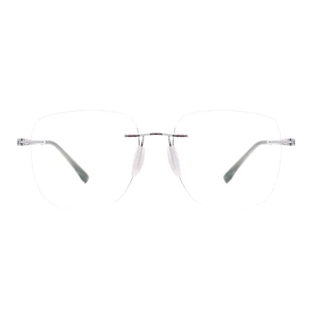 Metal Rimless Glasses Frame
