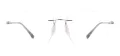 Metal Rimless Glasses Frame