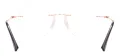 Metal Hexagon Rimless Spectacles 