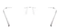  Vintage Metal Rimless Eyeglasses