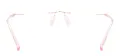 Square Rimless Glasses Frame