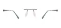 Square Rimless Glasses Frame
