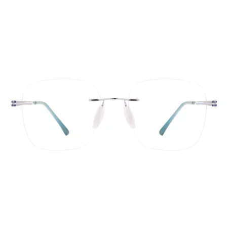 Square Rimless Glasses Frame