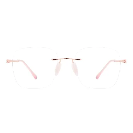 Square Rimless Glasses Frame