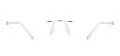 Square Rimless Glasses Frame