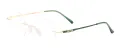  Vintage Metal Rimless Eyeglasses
