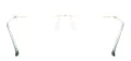  Vintage Metal Rimless Eyeglasses