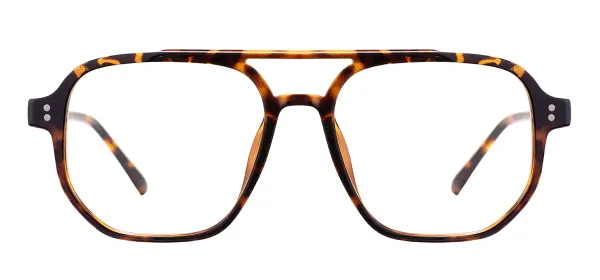 TR90 Double Bridge Eyeglasses-Tortoise