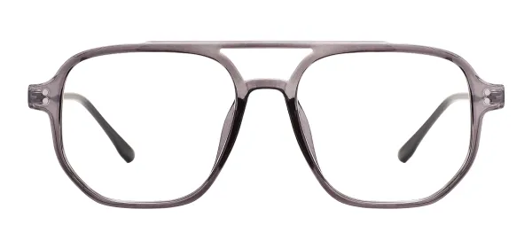 TR90 Double Bridge Eyeglasses-Gray