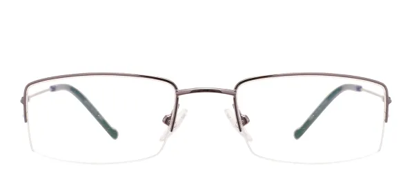 Metal Rectangular Glasses-Gray