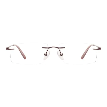 Rectangular Rimless Glasses