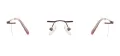Rectangular Rimless Glasses