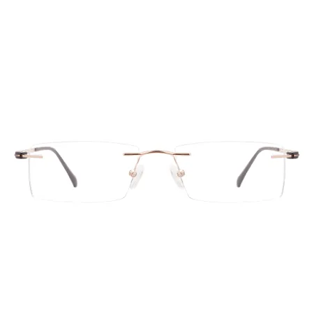 Rimless Rectangular Spectacles