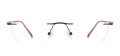 Oval Rimless Glasses