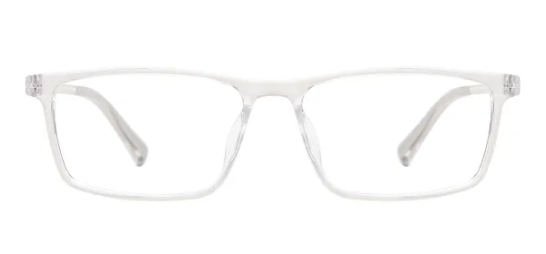 Rectangular Clear Eyeglasses-Transparency
