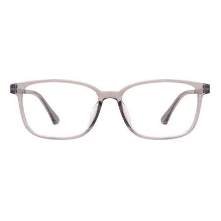 Transparent Full-Rim Eyeglasses