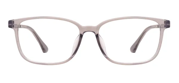 Transparent Full-Rim Eyeglasses-Gray_Transparent