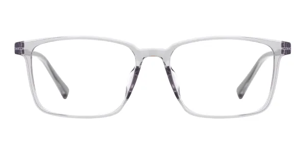 TR90 Square Glasses-Gray_Transparent