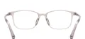 Transparent Full-Rim Eyeglasses