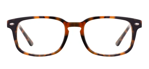 Acetate Rectangular Eyeglasses (Tortoise)