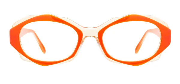Women Fashion Eyeglasses (Orange)