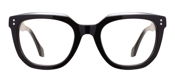Acetate Vintage Eyeglasses (Black)