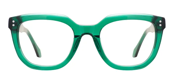 Acetate Vintage Eyeglasses (Green)