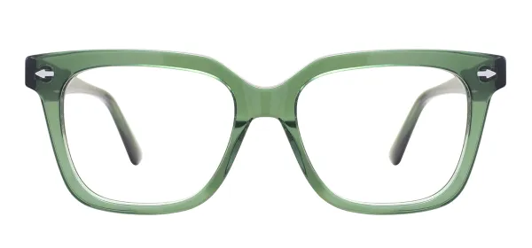 Transparent Acetate Glasses (Transparent Green)
