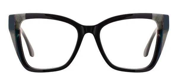 Fashion Cat Eye Spectacles (Black)
