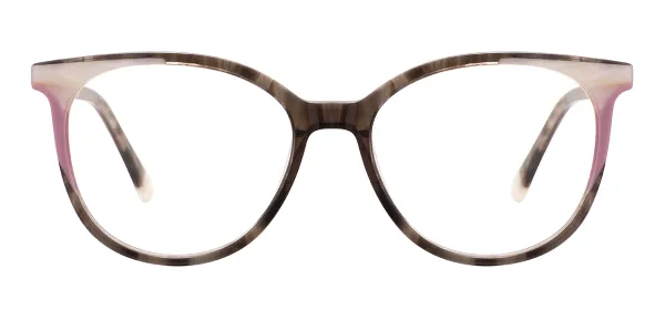 Women Round Spectacles (Gray Tortoise)