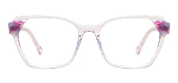 Women Square Glasses (Transparency)