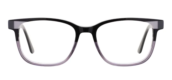 Acetate Rectangular Glasses (Gray)