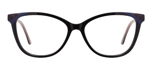 Women Cat Eye Spectacles (Black)