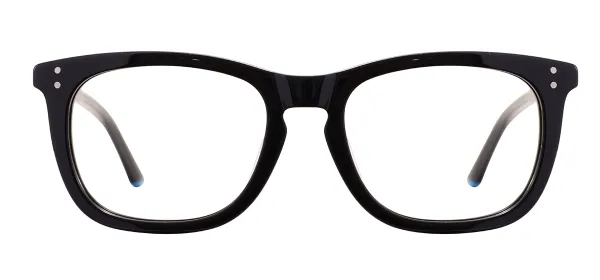 Fashion Square Glasses (Black)