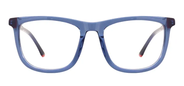 Acetate Transparent Glasses (Transparent Blue)
