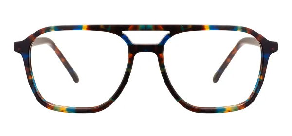 Square Acetate Eyeglasses (Tortoise)