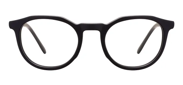 Round Vintage Glasses (Black)