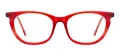 Clear Oval Eyeglasses