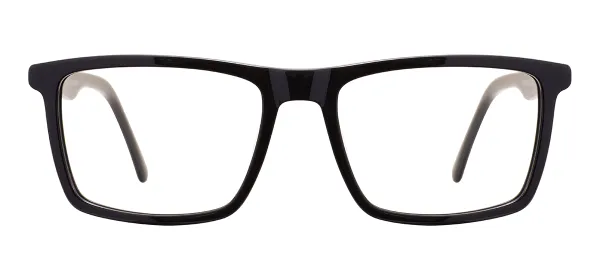 Classic Rectangular Spectacles (Black)