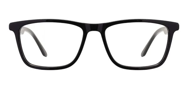 Acetate Classic Eyeglasses (Black)